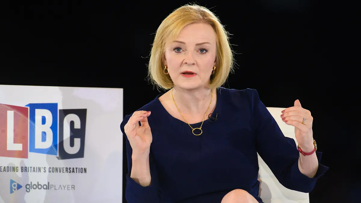  Conservative leadership bid Liz Truss during a hustings event at Wembley Arena, London, as part of her campaign to be leader of the Conservative Party and the next prime minister. Picture date: Wednesday August 31, 2022. Photo credit should read: Matt Crossick/Empics PUBLICATIONxNOTxINxUKxIRL Copyright: xMattxCrossickx 68555634