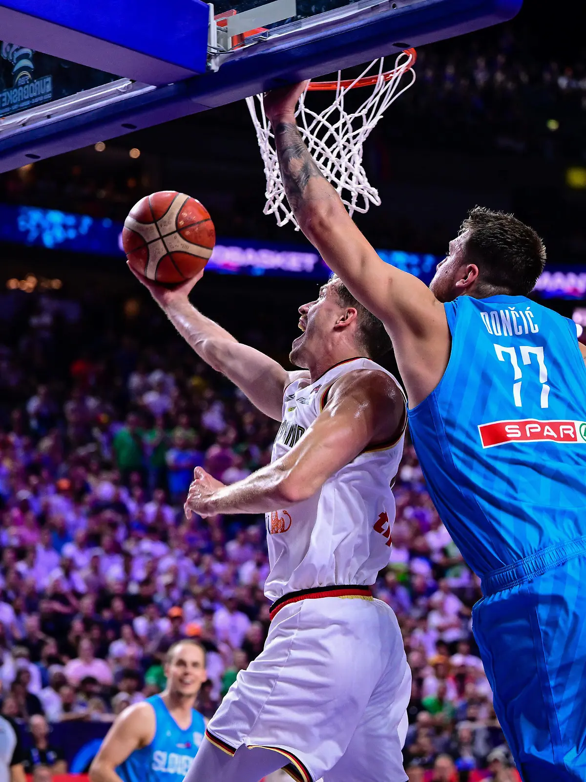  Andreas Obst 42 Deutschland, Deutschland vs. Slovenien, FIBA EuroBasket 2022, Basketball, 06.09.2022 *** Andreas Obst 42 Germany , Germany vs Slovenia, FIBA EuroBasket 2022, Basketball, 06 09 2022 Copyright: xkolbert-press/MarcxNiemeyerx