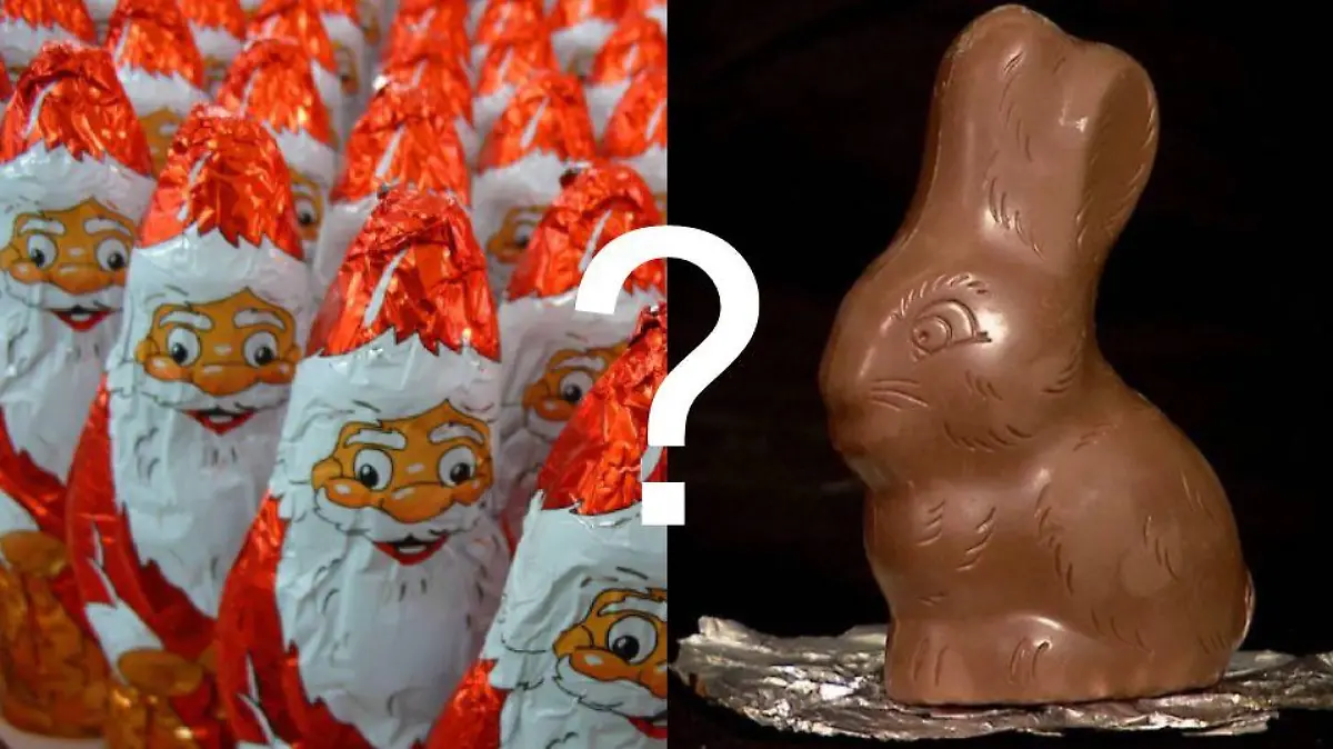 Schokoladen-Nikolaeuse in der Vorweihnachtszeit | chocolate Santa Clauses in the pre-Christmas period