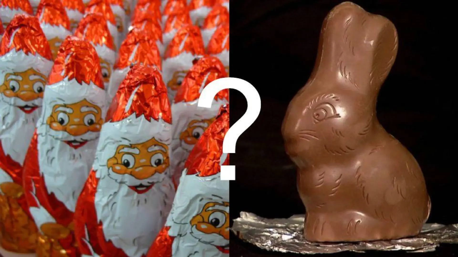Schokoladen-Nikolaeuse in der Vorweihnachtszeit | chocolate Santa Clauses in the pre-Christmas period