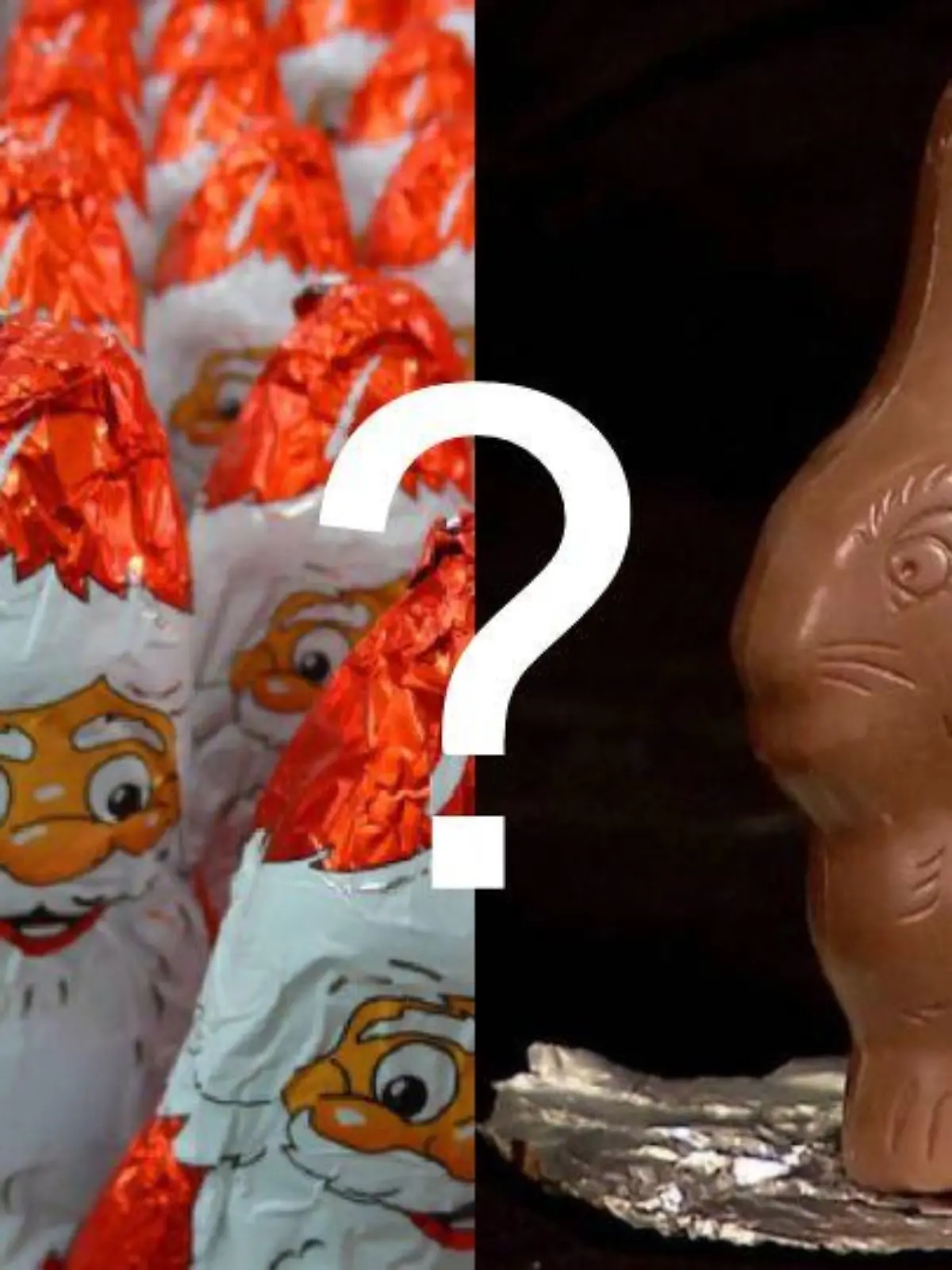 Schokoladen-Nikolaeuse in der Vorweihnachtszeit | chocolate Santa Clauses in the pre-Christmas period