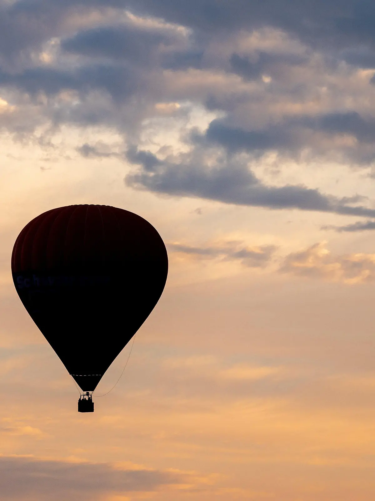 ARCHIV - 22.08.2023, Niedersachsen, Elsfleth: Ein Heißluftballon fährt am frühen Morgen vor dem leicht bewölkten Himmel über den Feldern und Wiesen in der Wesermarsch. -  Ein Teilnehmer einer Ballonfahrt ist in einem Vorort von Melbourne aus dem Korb in den Tod gestürzt. (zu dpa: «Mann stürzt in Australien aus Heißluftballon in den Tod») Foto: Hauke-Christian Dittrich/dpa +++ dpa-Bildfunk +++