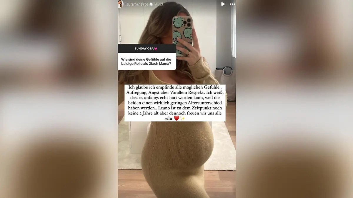 Schwangere Laura Maria Rypa
