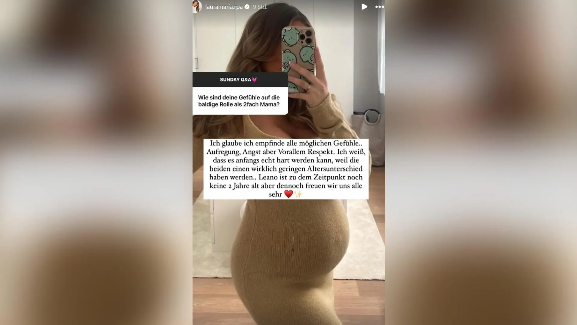 Schwangere Laura Maria Rypa