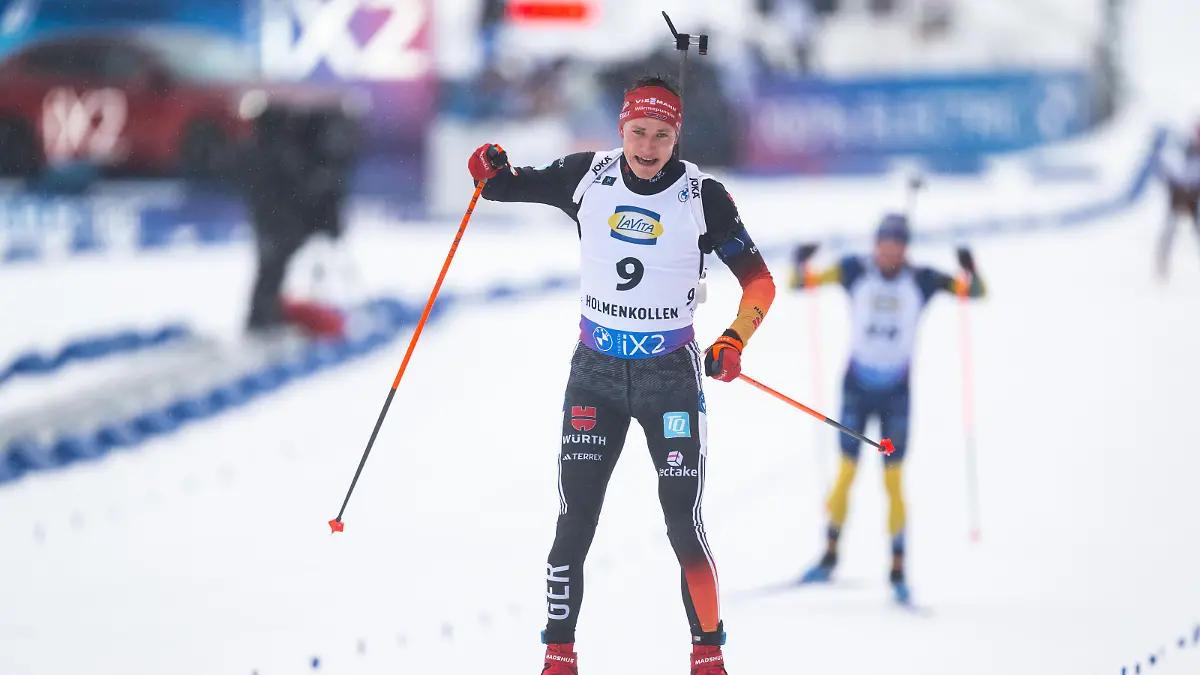 March 2, 2024, Oslo, Norway: 240302 Benedikt Doll of Germany competes in men's 15 km mass start during the IBU World Cup on March 2, 2024 in Oslo. .Photo: Mathias Bergeld / BILDBYRÃN / kod MB / MB0882.skidskytte biathlon skiskyting vÃ¤rldscupen ibu world cup masstart mass start bbeng verdenscup (Credit Image: © Mathias Bergeld/Bildbyran via ZUMA Press) / action press
