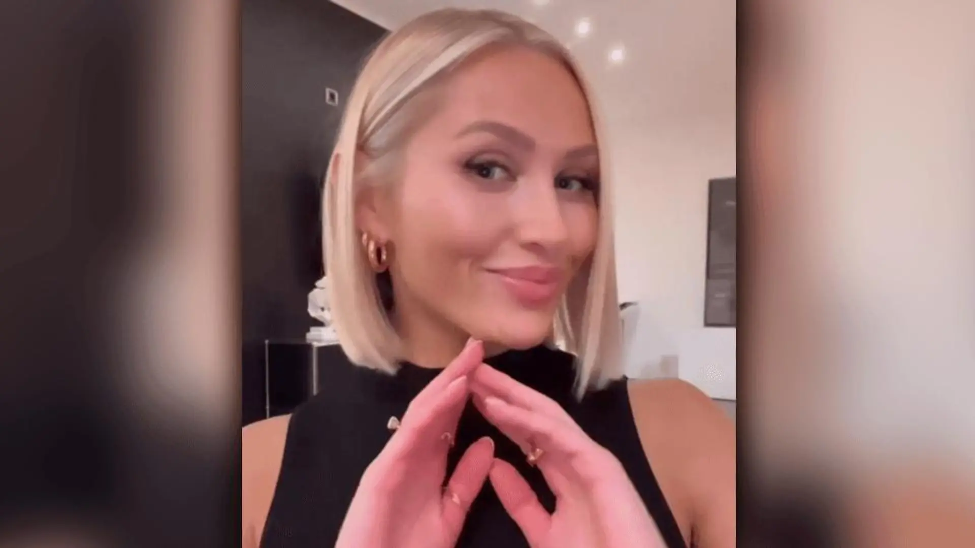 Sissi Hofbauer zeigt ihre neue Frisur.