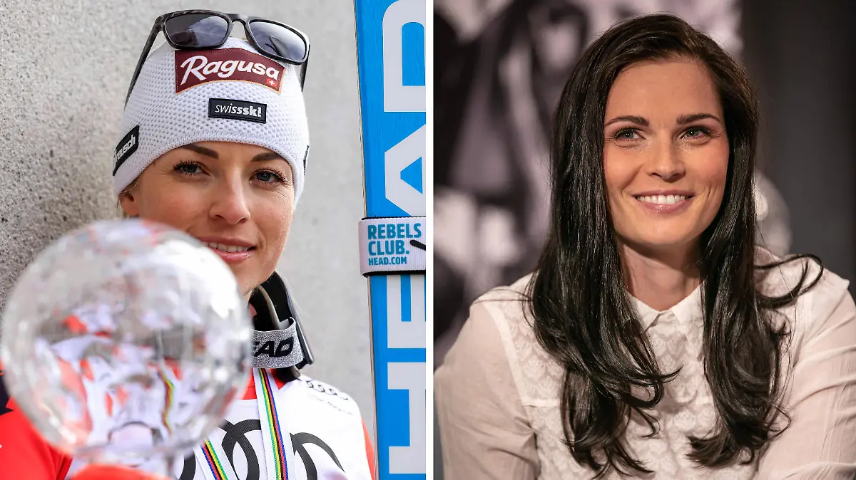 Anna Veith (r.) schreibt einen rührenden Brief an Lara Gut-Behrami.