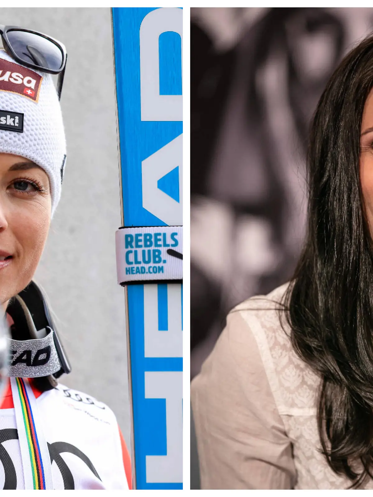Anna Veith (r.) schreibt einen rührenden Brief an Lara Gut-Behrami.