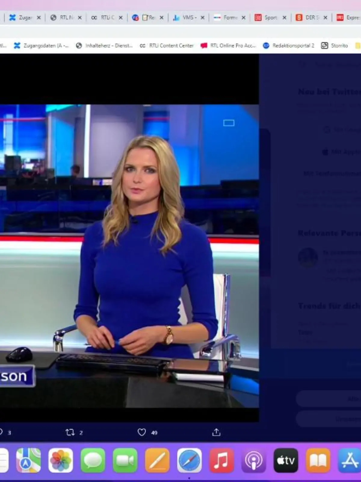 Jo Wilson moderiert bei Sky.