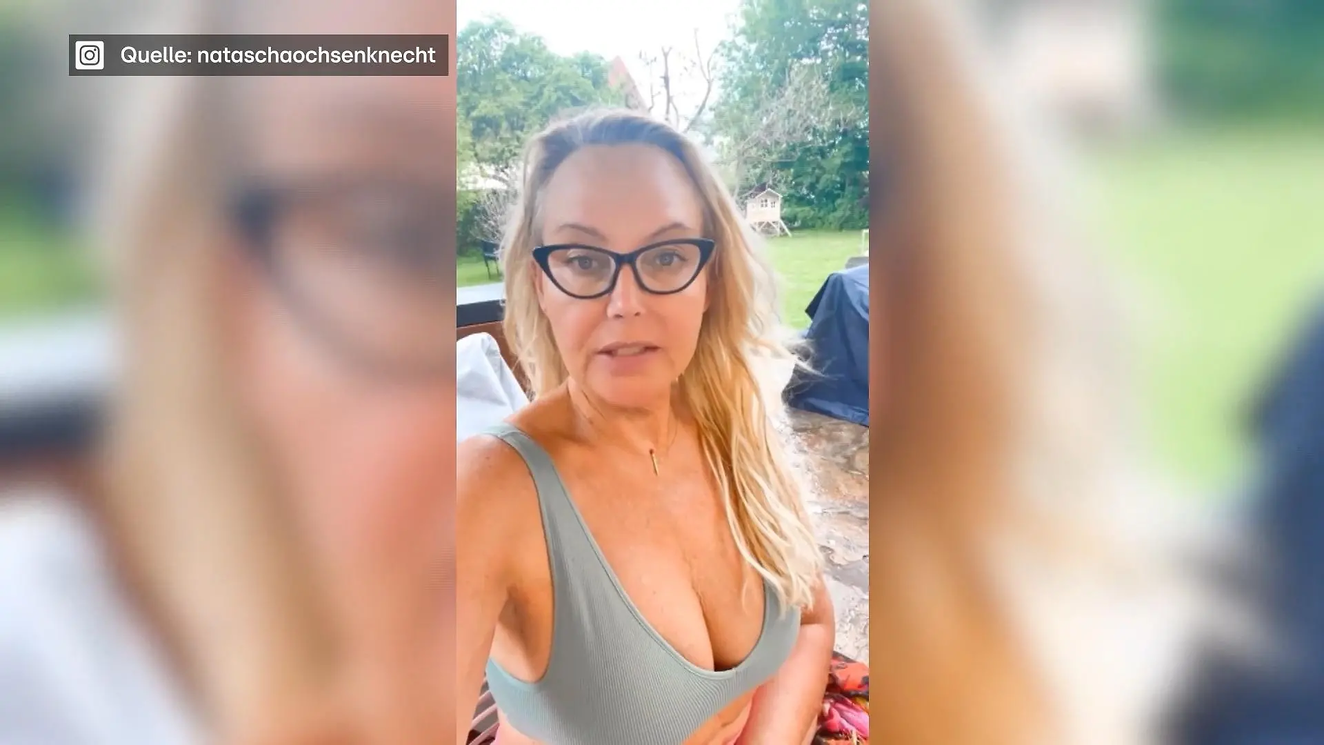 Panik bei Natascha Ochsenknecht In ihrem Ohr steckt was fest