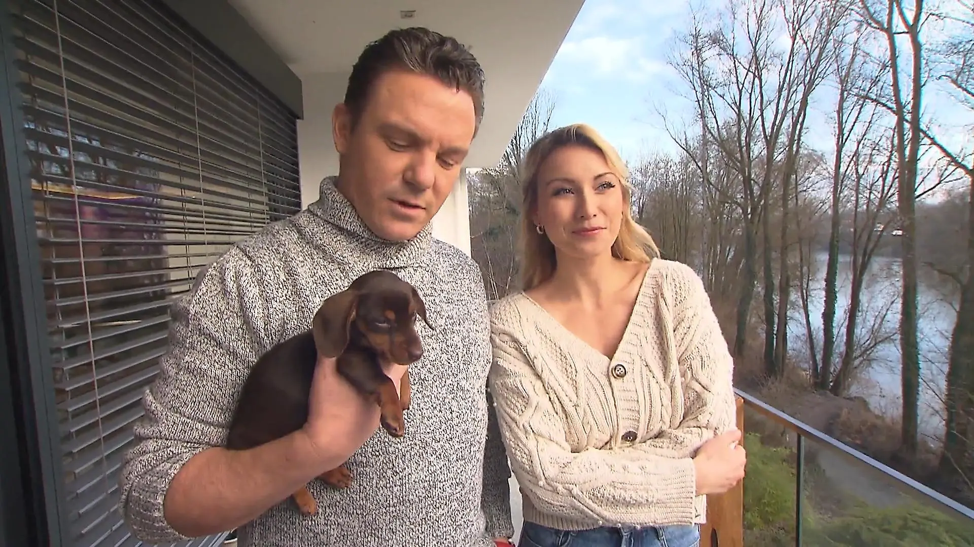 Das Schlagerpaar ist auf den Hund gekommen Anna-Carina Woitschack und Stefan Mross