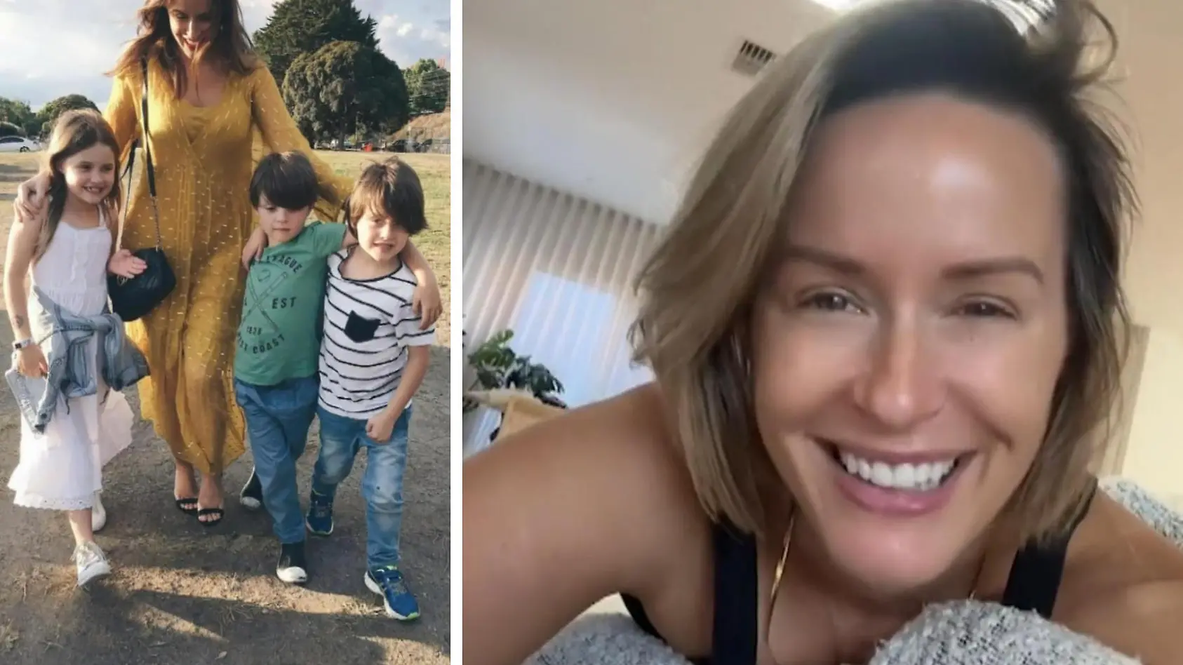 Frau bekommt drei Kinder in einem Jahr