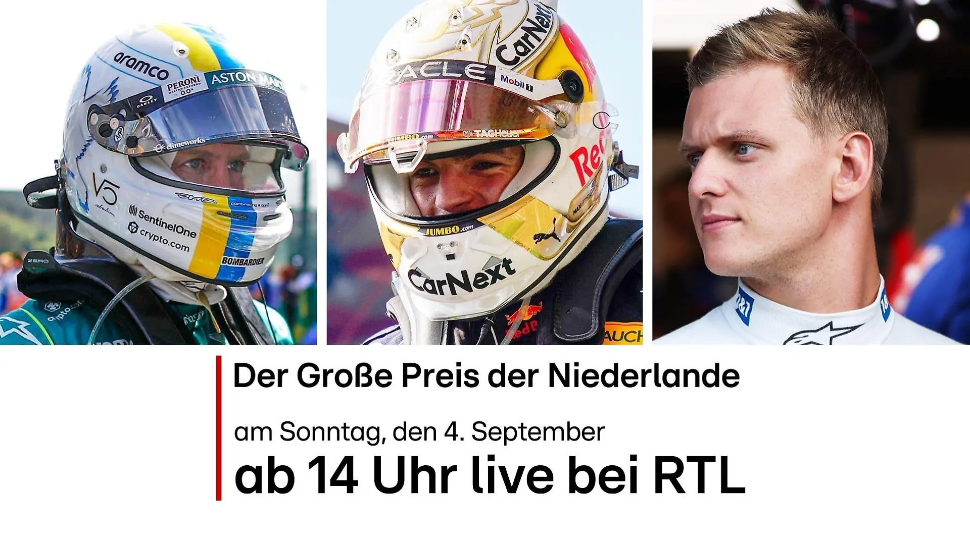 Das Rennen in Zandvoort am Sonntag live bei RTL