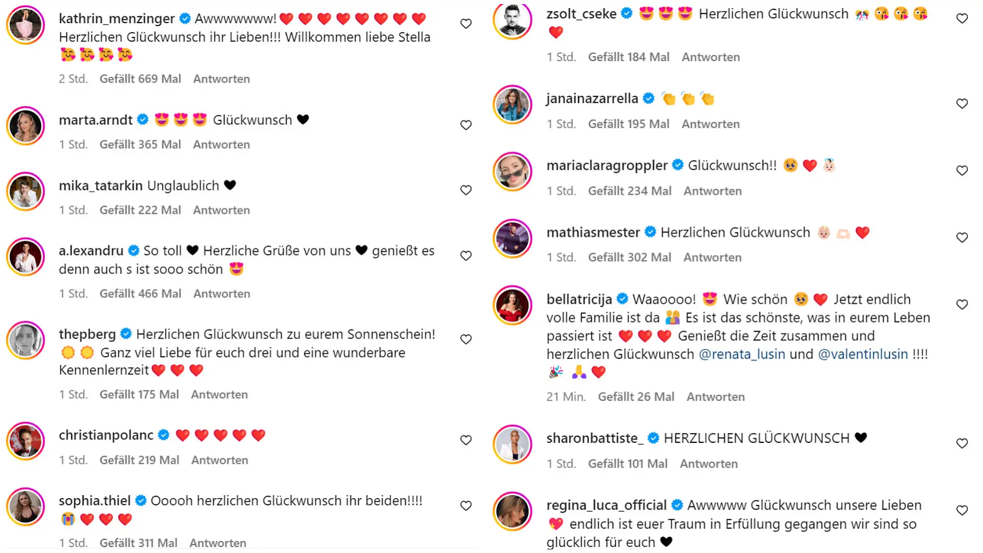 Herzchen-Emojis, wo das Auge hinreicht.