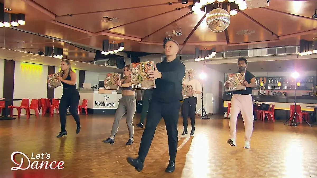 Proben zum Dance-Battle