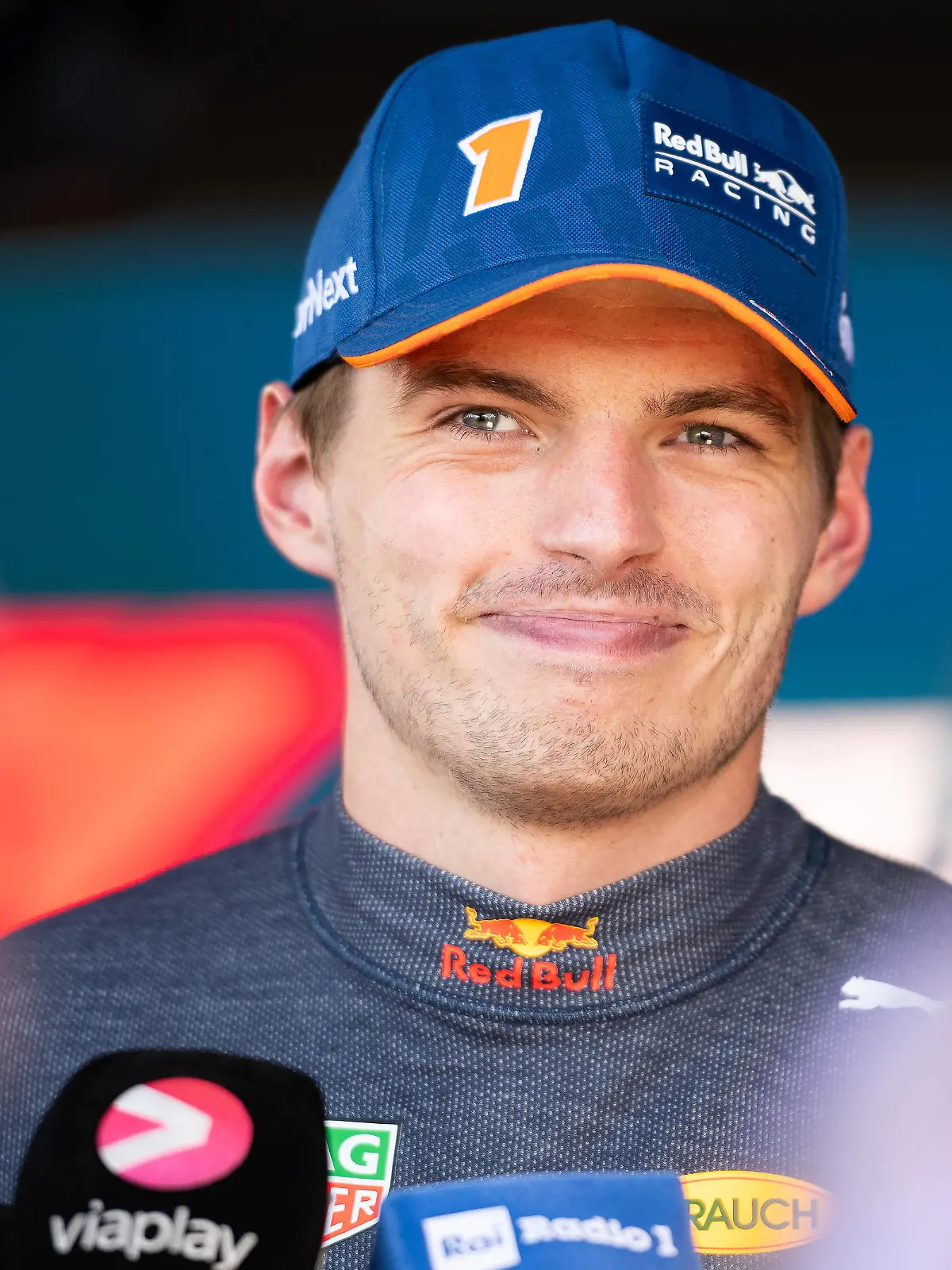  F1 Grand Prix of Belgium Winner Max Verstappen of the Netherlands driving the 1 Oracle Red Bull Racing RB18 talk to the press after winning F1 Prix of Belgium at Circuit de Spa-Francorchamps In Spa - Belgium on 27 August 2022. Spa Belgium PUBLICATIONxNOTxINxFRA Copyright: xJonathanxRaax originalFilename:raa-f1grandp220828_npz9z.jpg