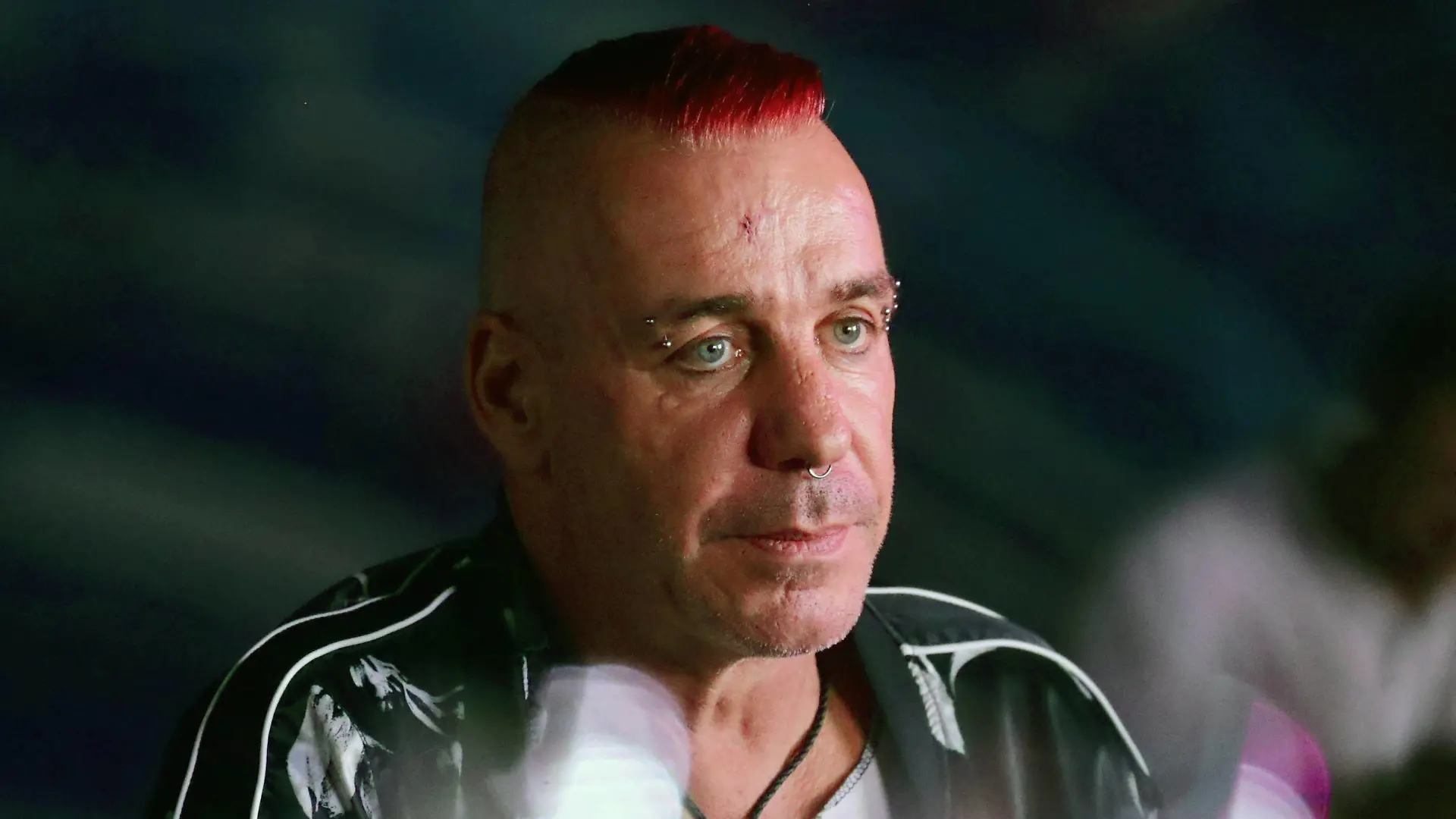 BAKU, AZERBAIJAN - JULY 26, 2019: Till Lindemann, lead vocalist of the German band Rammstein, attends the 2019 Zhara music festival. Vyacheslav Prokofyev/TASS PUBLICATIONxINxGERxAUTxONLY TS0B4764