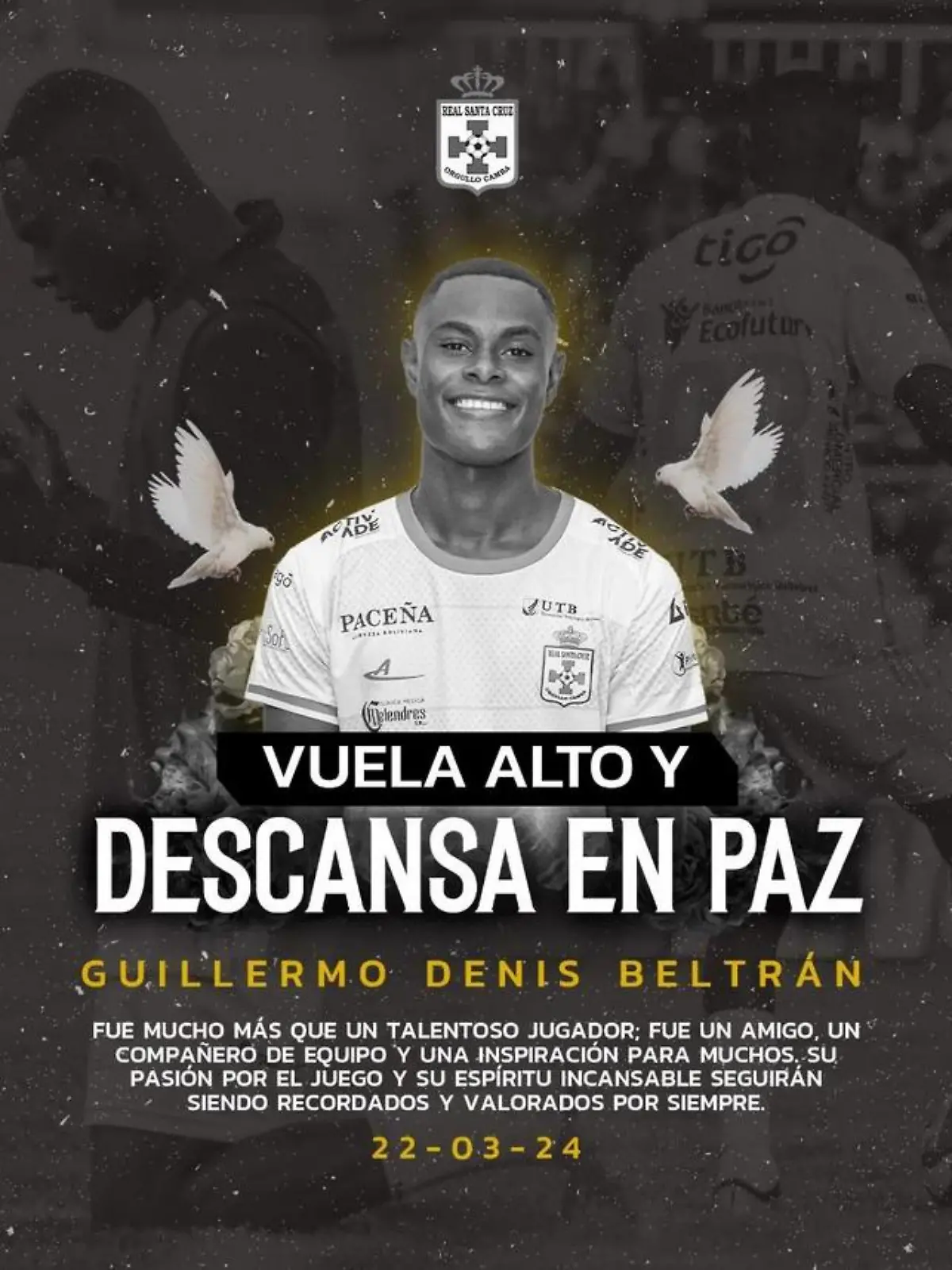 Real Santa Cruz trauert um Guillermo Beltran!