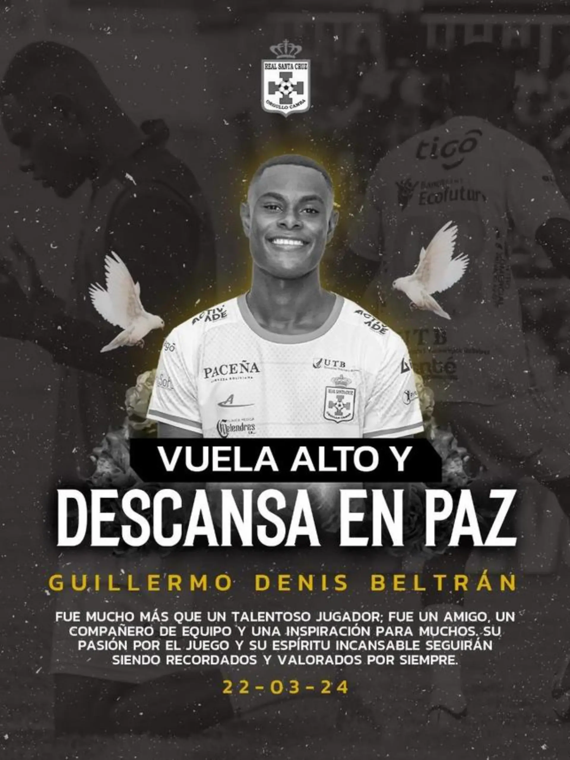 Real Santa Cruz trauert um Guillermo Beltran!