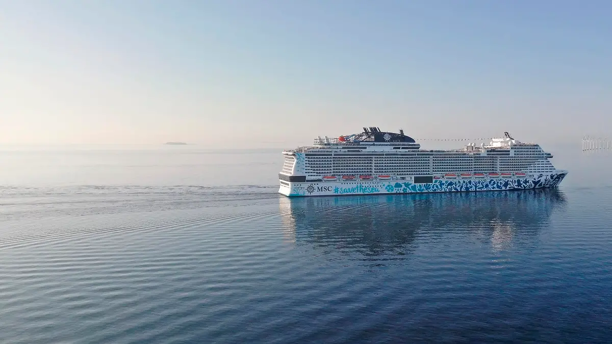 8 June 2023, arrival of MSC Euribia at Copenhagen
