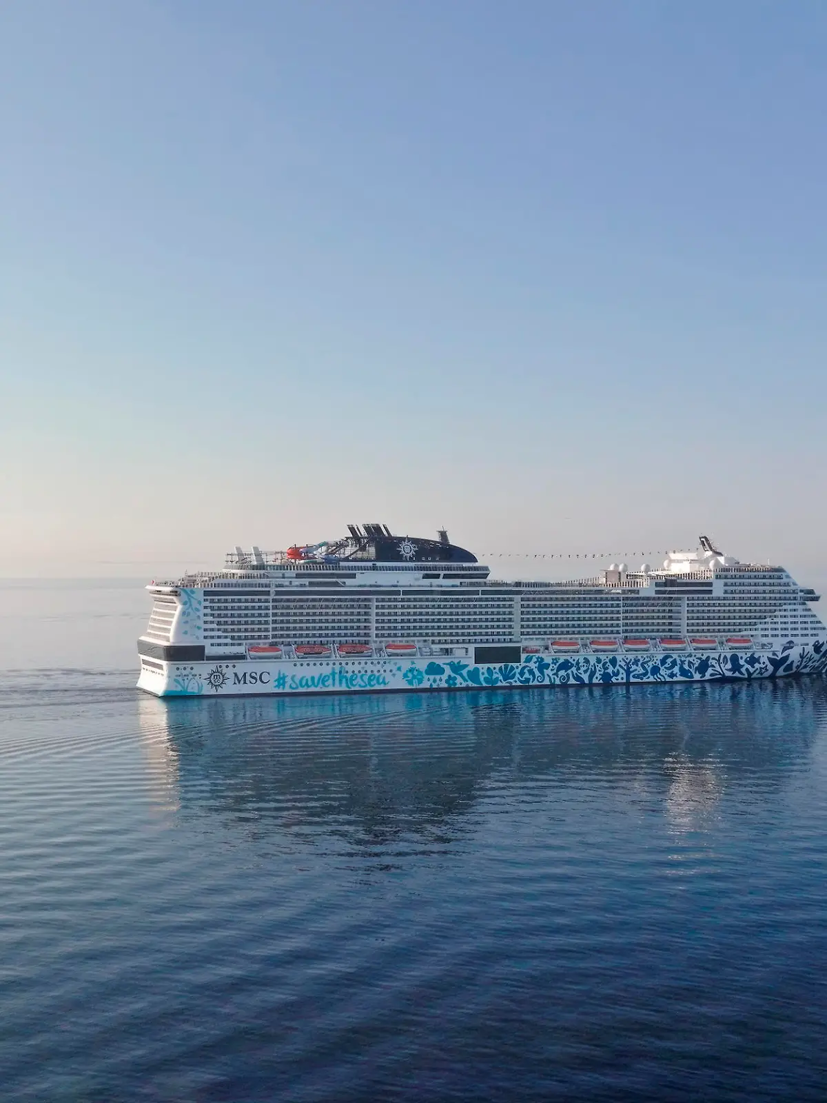8 June 2023, arrival of MSC Euribia at Copenhagen