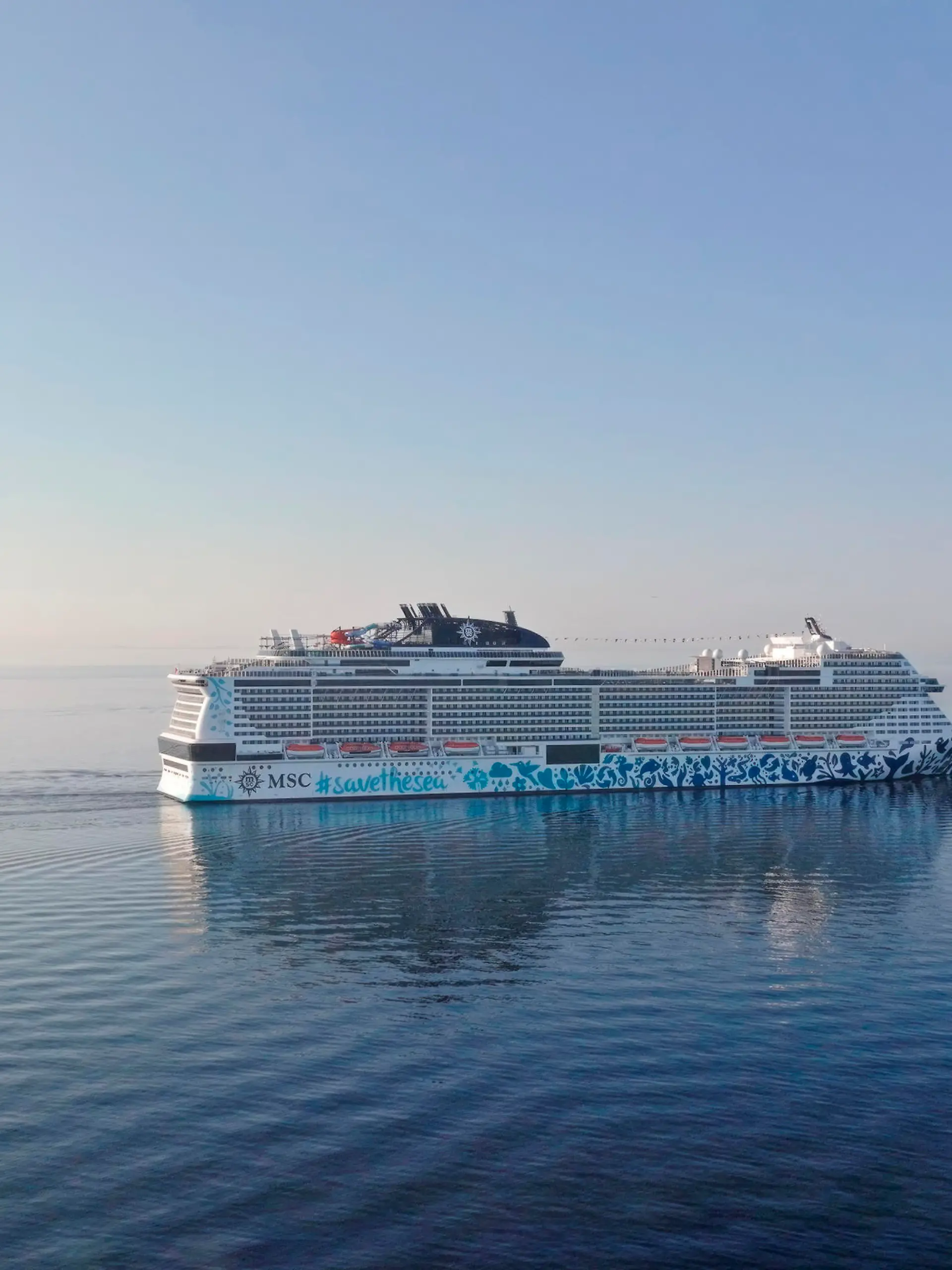 8 June 2023, arrival of MSC Euribia at Copenhagen