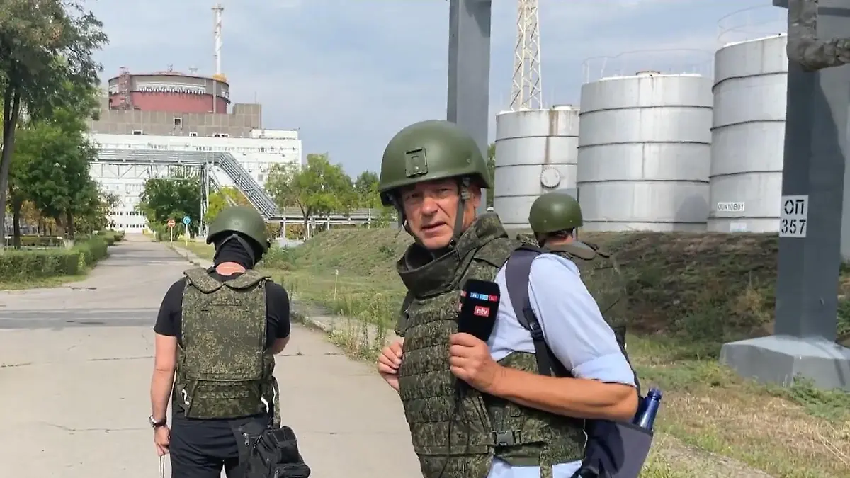 Exklusive Einblicke: So sieht es im AKW aus RTL-Reporter im AKW Saporischja