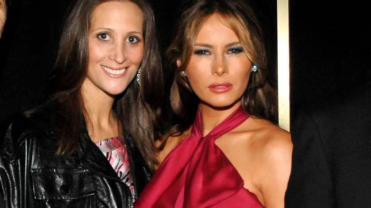 NEW YORK, NY - FEBRUARY 6: (L-R) David Wolkoff, Stephanie Winston Wolkoff, Melania Trump and Donald Trump attend GUCCI and MADONNA host A NIGHT TO BENEFIT RAISING MALAWI AND UNICEF at the United Nations on February 6, 2008 in New York City. (Photo by BILLY FARRELL/Patrick McMullan via Getty Images)