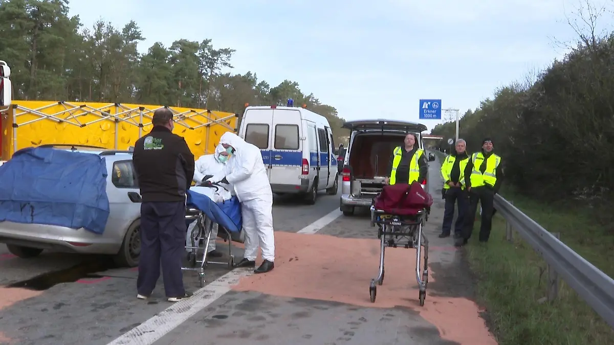Unfall auf dem Berliner Ring