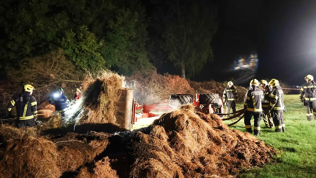01.09.20202, Überackern, AUT, Personenrettung, Überackern, 11 Jähriger stirbt bei Unfall mit Hoftrak, im Bild die Unfallstelle, Pressefoto Scharinger © 2022, PhotoCredit D. Scharinger