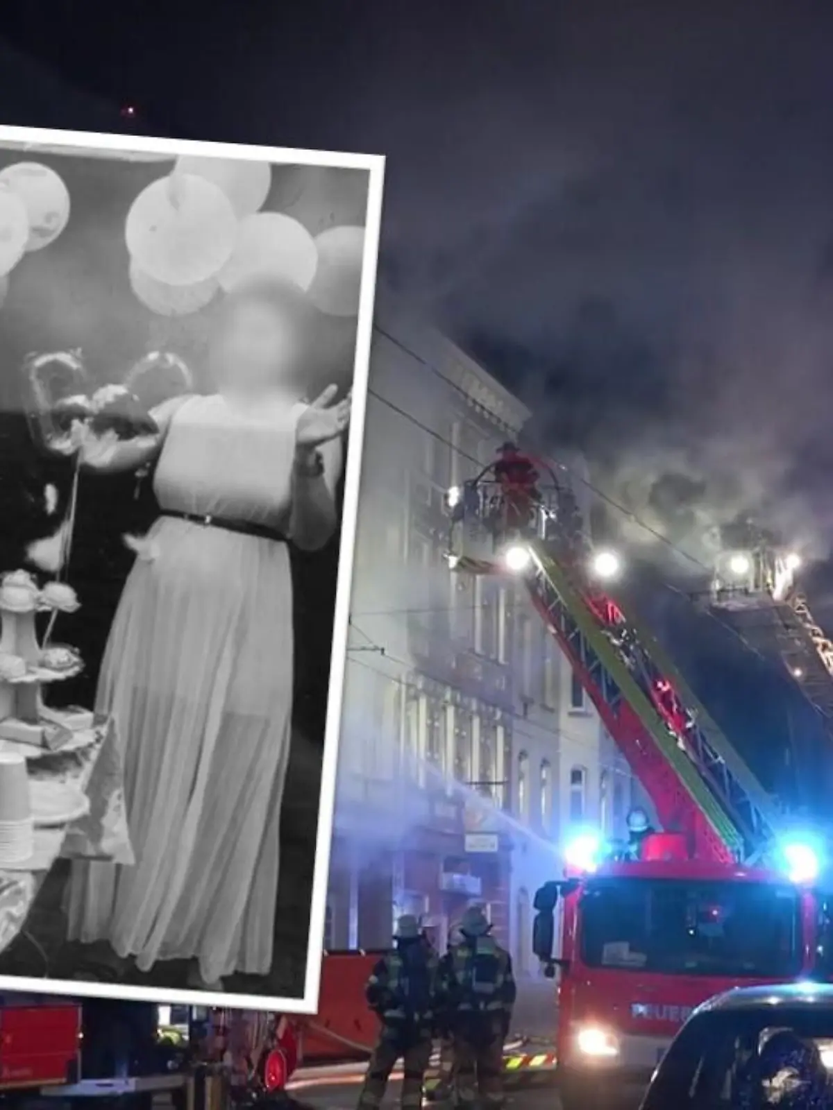 Drei Menschen waren bei dem Wohnungsbrand getötet worden, darunter ein Kind. Sie seien im Dachgeschoss des Altbaus gefunden worden, sagte der Sprecher. Ein Mensch werde noch vermisst. Es werde vermutet, dass die Toten Mitglieder einer Familie seien.
