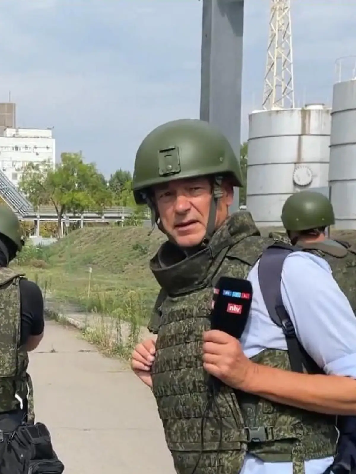 Bild zu: "RTL-Reporter im AKW Saporischschja"