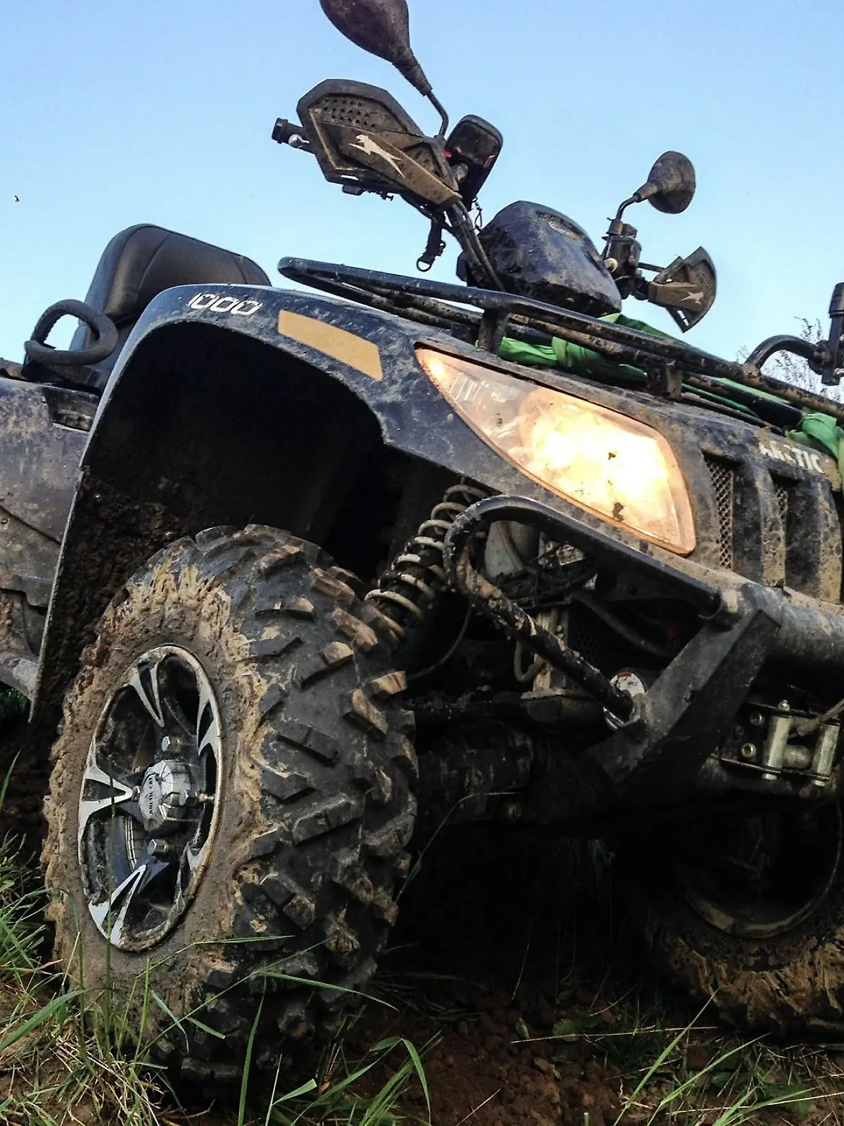 Quad im Gelände