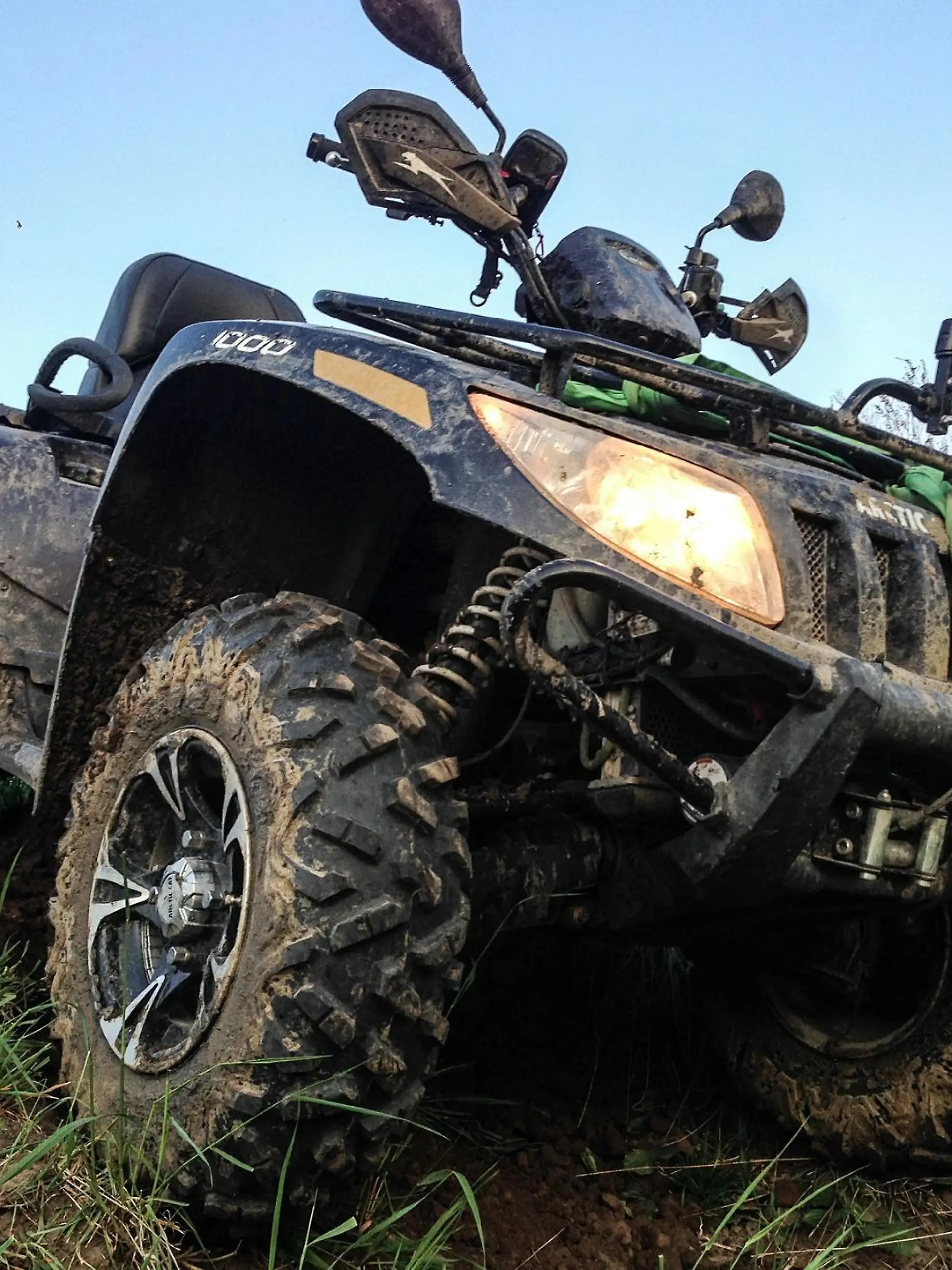 Quad im Gelände