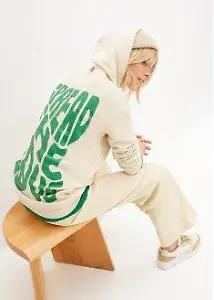 Kapuzensweatshirt mit Print