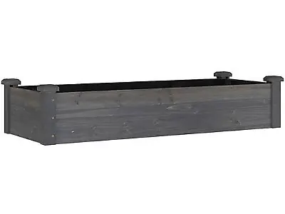 VIDAXL 364288 Hochbeet Grau
