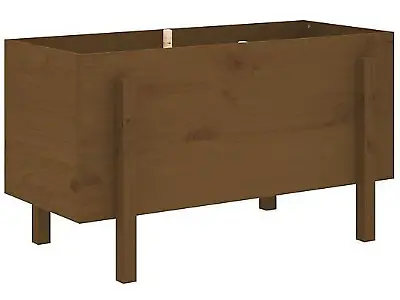 VIDAXL 314830 Hochbeet Natürliche Holzfarbe
