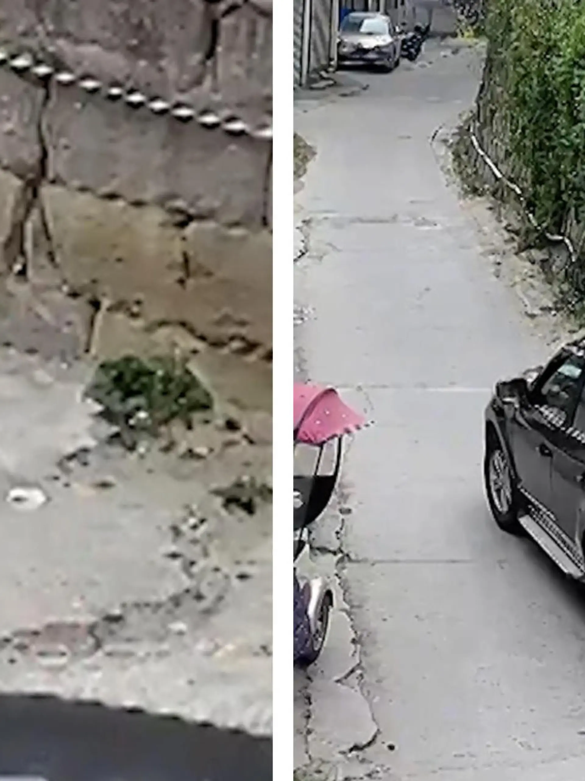 Plötzlich ist der Junge einfach weg. In Yanting County in Südchina spielt ein kleines Kind allein auf der Straße. Ein Auto kommt um die Kurve und erfasst den Fünfährigen. Der Fahrer hält sofort an, aber das Kind ist weg. Wie durch ein Wunder bleibt es jedoch unversehrt und steht plötzlich neben dem Auto. Die wirklich dramatischen, aber auch kuriosen Szenen seht ihr im Video.