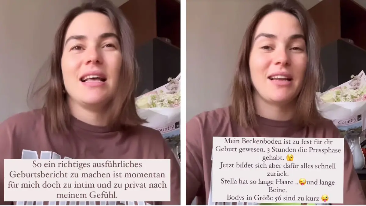 Renata Lusin gibt bei Instagram ein Baby-Update