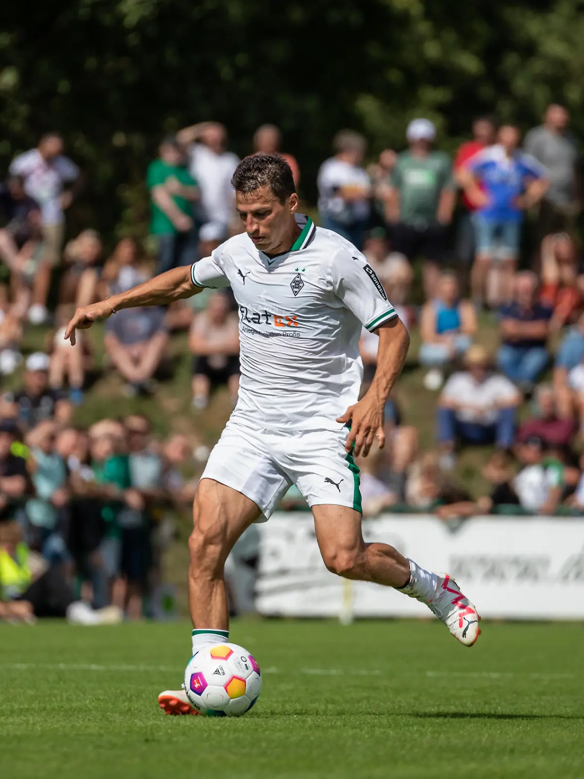 Stefan LAINER (Borussia M?nchengladbach, #18) Testspiel FC Wegberg-Beeck gegen Borussia M?nchengladbach in Wegberg-Beeck (Deutschland) am 15. Juli .2023