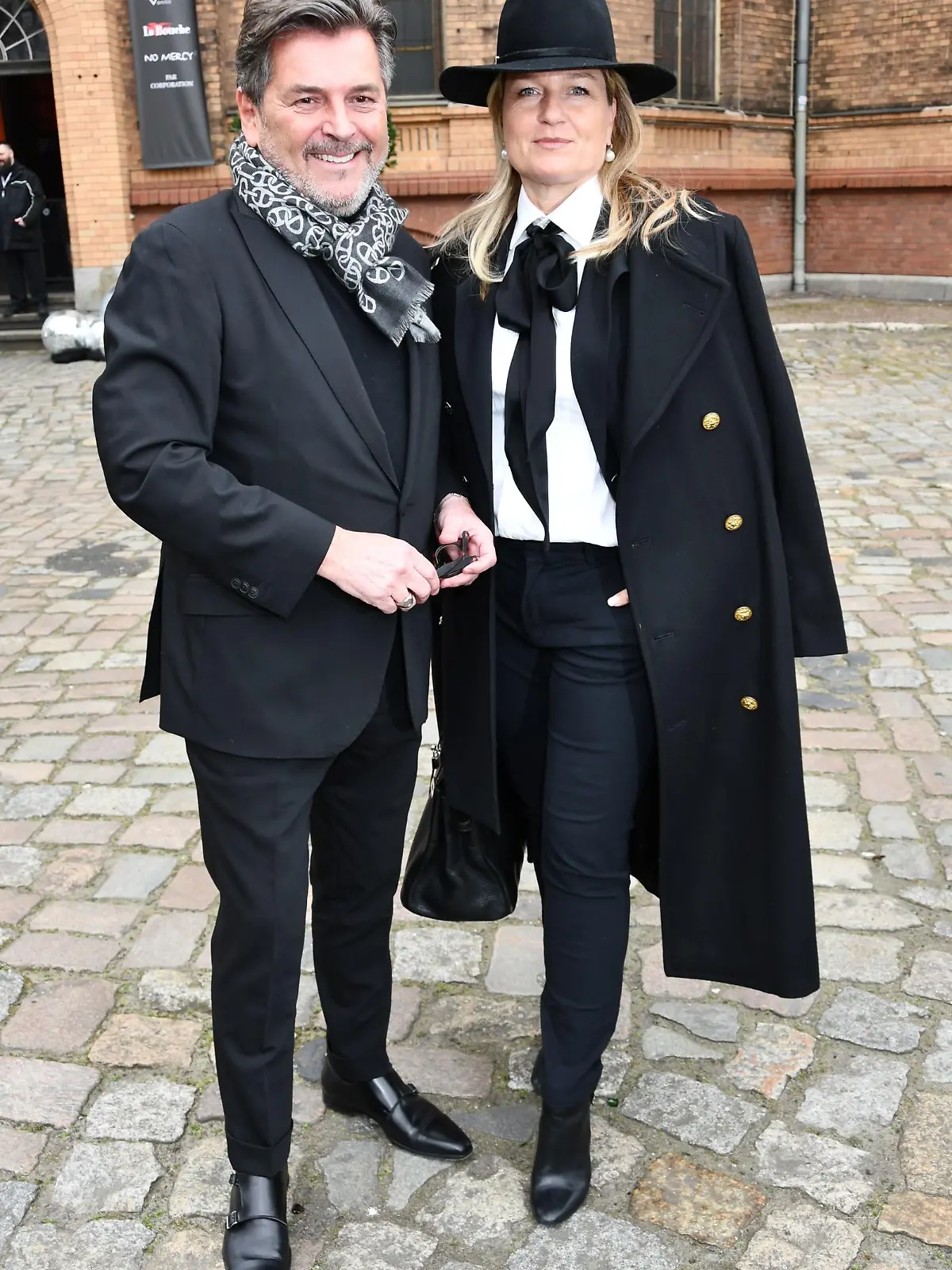 Thomas Anders + Claudia Hess / Trauerfeier für Frank Farian in Berlin