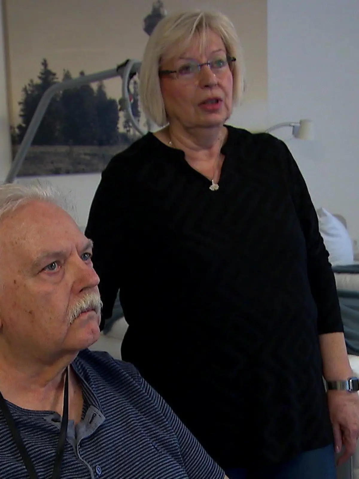 Isabell Reuting und ihr Mann Gerd im Pflegehotel