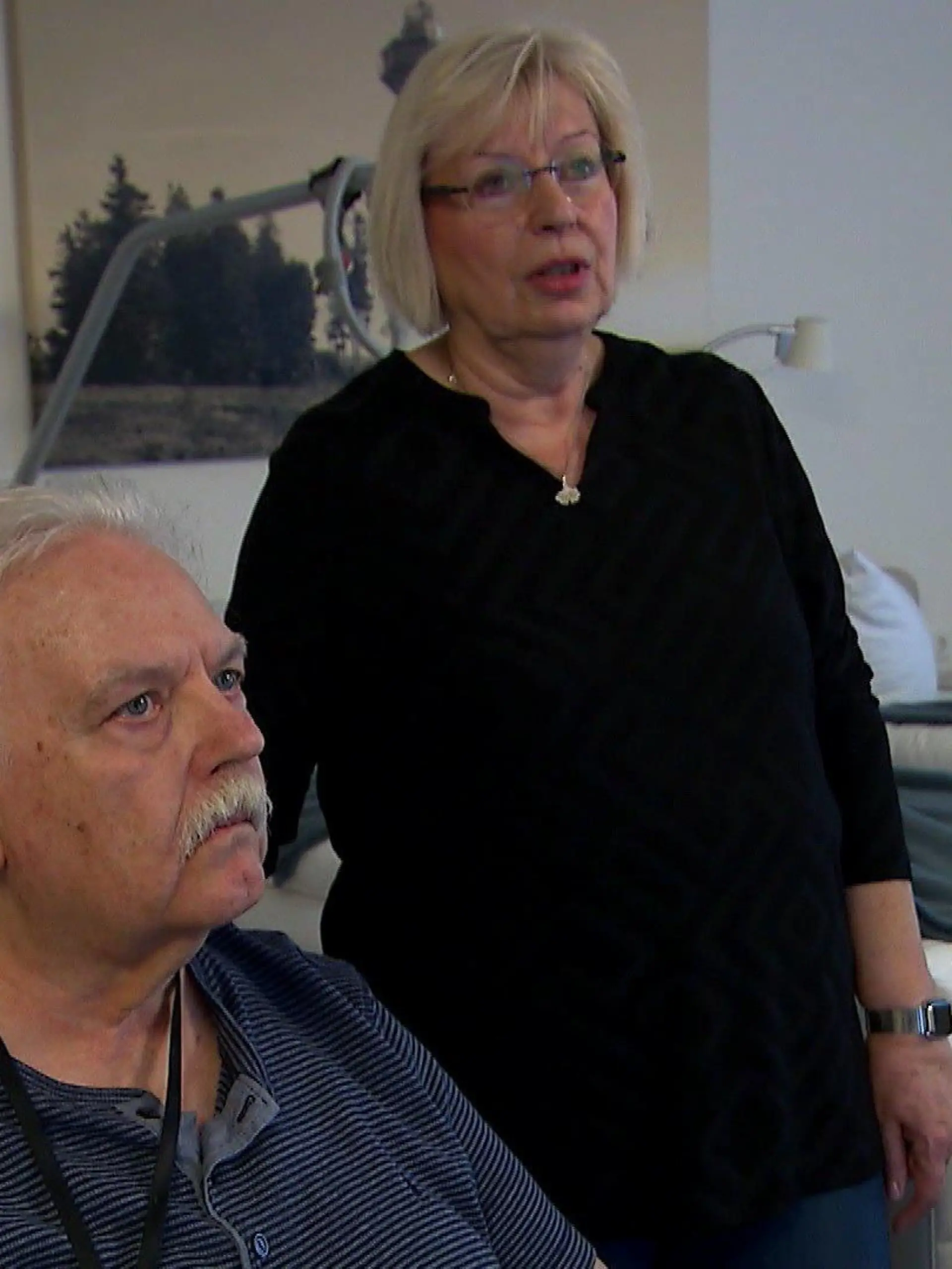Isabell Reuting und ihr Mann Gerd im Pflegehotel