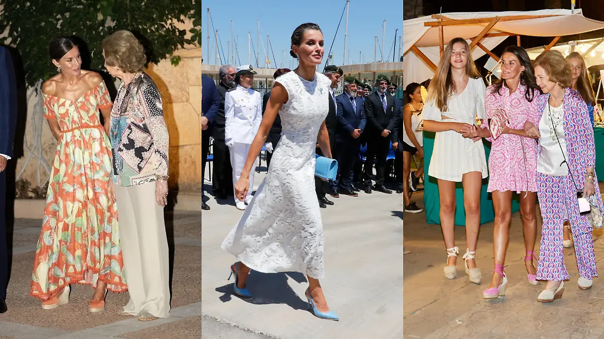 Letizia bei verschiedenen Veranstaltungen im Sommer 2022