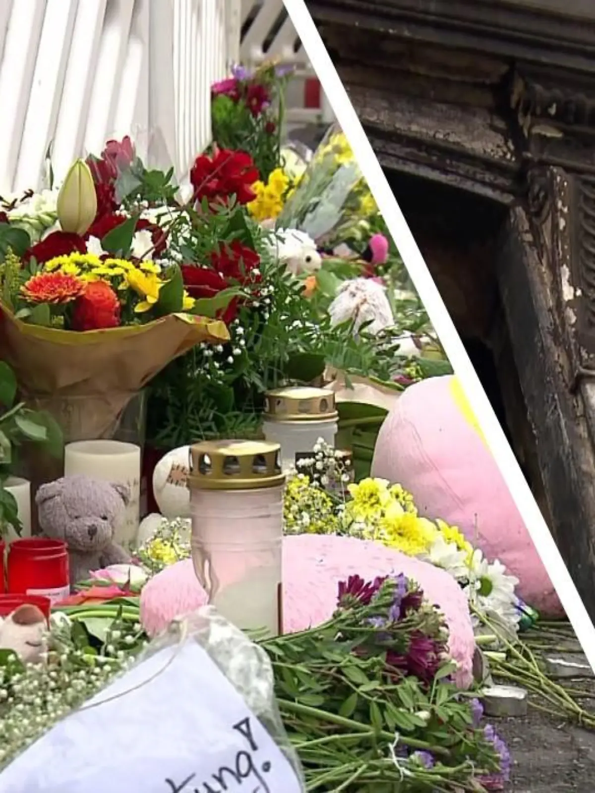 Trauer in Solingen - bei einem Brandanschlag starben dort vier Menschen.