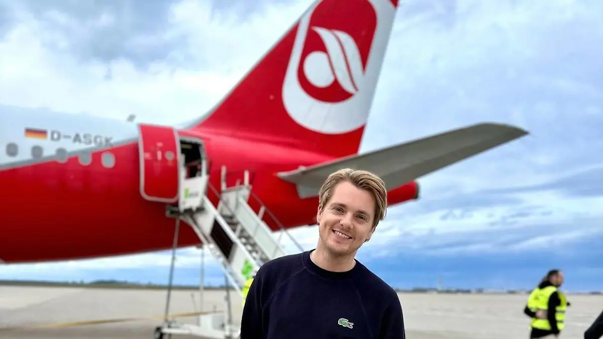 RTL-Reporter Philipp Pauls erlebte den letzten Air Berlin-Flug mit