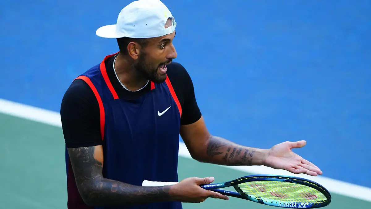  Mandatory Credit: Photo by Javier Garcia/Shutterstock 13353381ct Nick Kyrgios during his second round match US Open Championships 2022, Day Three, USTA National Tennis Center, Flushing Meadows, New York, USA - 31 Aug 2022 US Open Championships 2022, Day Three, USTA National Tennis Center, Flushing Meadows, New York, USA - 31 Aug 2022 PUBLICATIONxINxGERxSUIxAUTXHUNxGRExMLTxCYPxROMxBULxUAExKSAxONLY Copyright: xJavierxGarcia/Shutterstockx 13353381ct