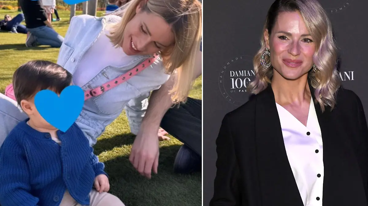 Michelle Hunziker feiert ersten Geburtstag ihres ersten Enkels Cesare