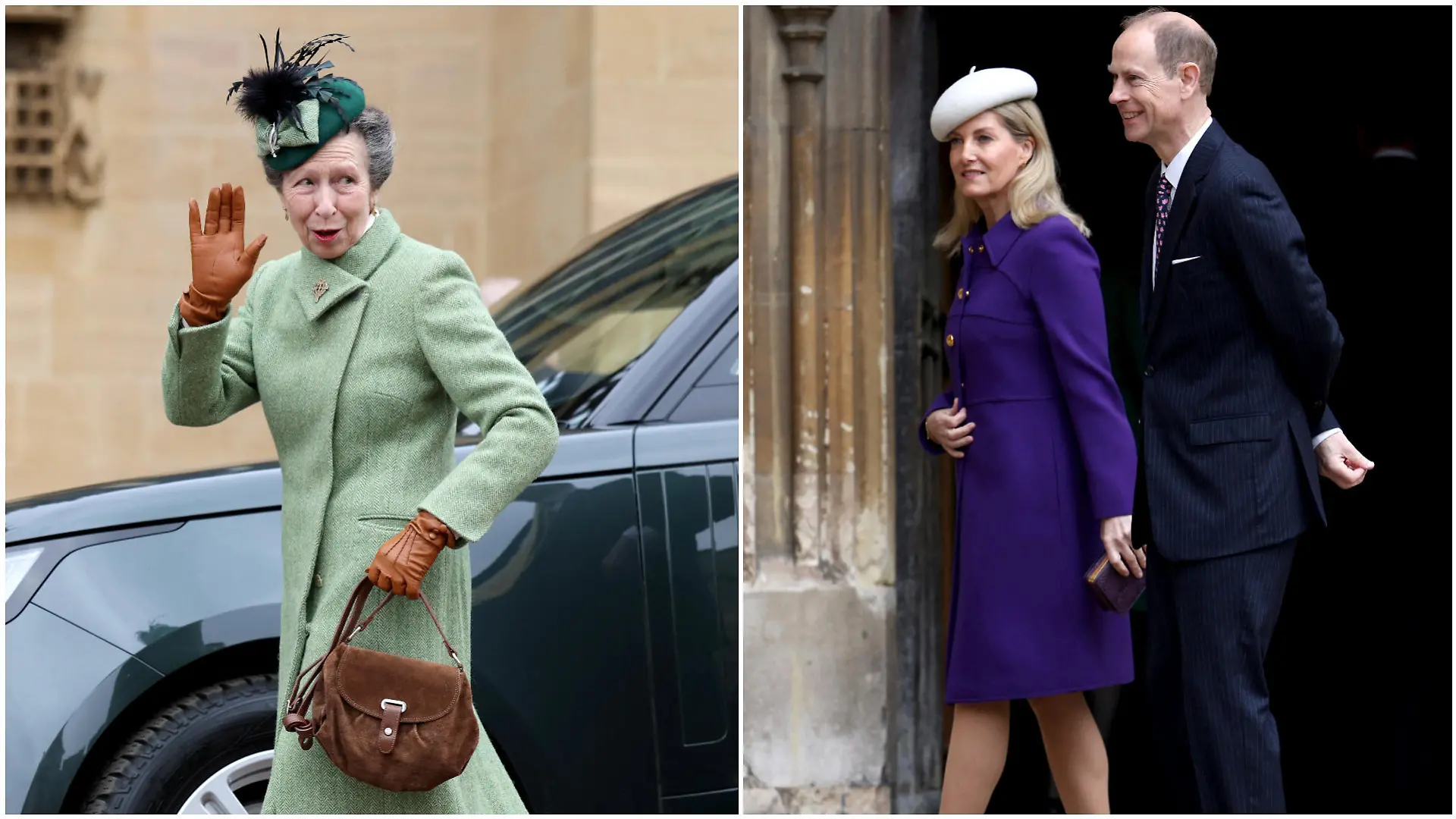 Prinzessin Anne und Prinz Edward nehmen am Ostergottesdienst 2024 teil