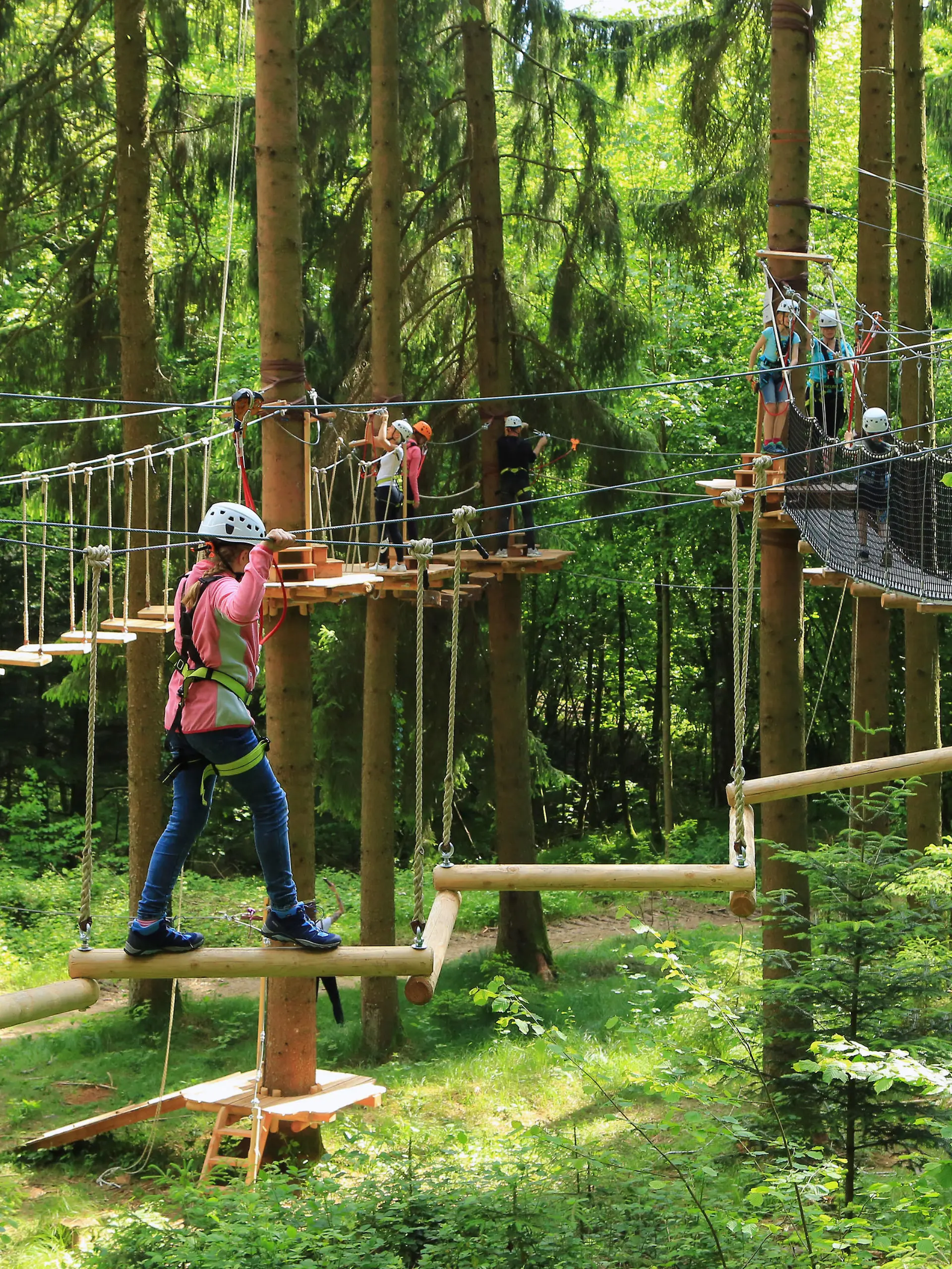 Kletterwald und Hochseilgarten